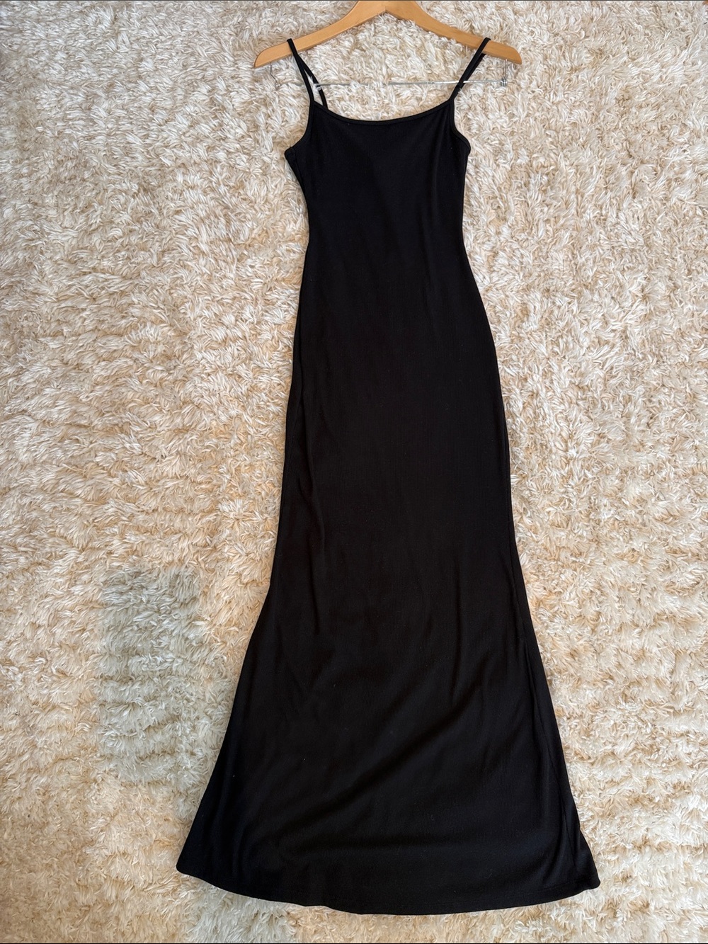 wild fable Black Slip Maxi Dress